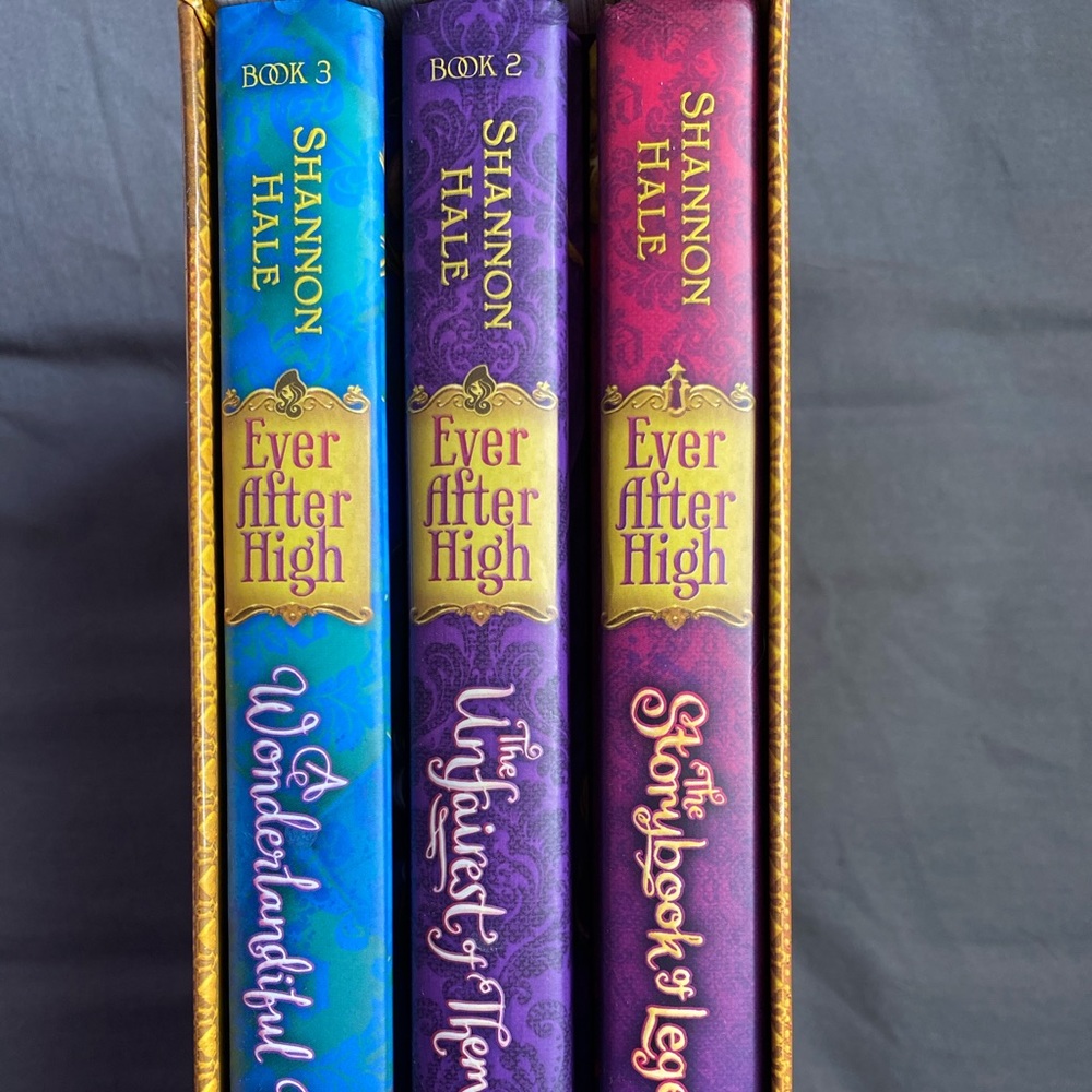 I am selling Three books of Ever After High books